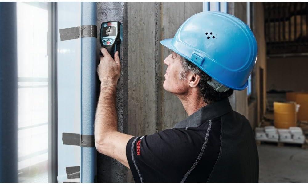 imageBOSCH DTECT120 Professional Wall Scanner and Floor Radar MultiMaterial Stud Finder for Wood Metal and Live Wire Detection Includes Battery and Charger