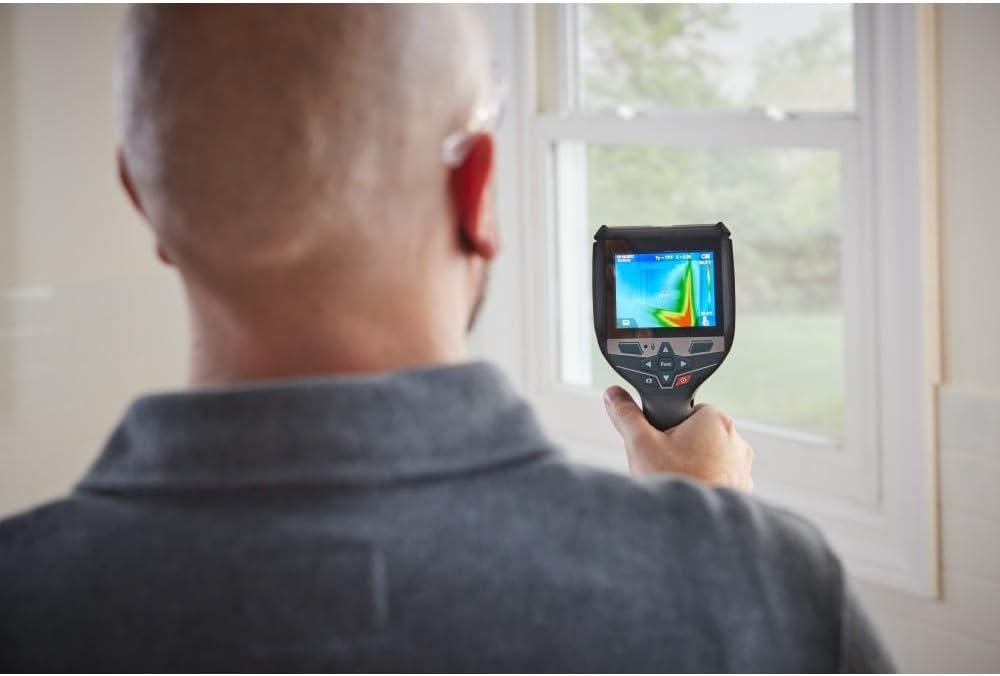 imageBOSCH GTC400C 12V Max Connected Thermal Camera Includes 2 Ah 12V Max LithiumIon Battery amp Charger USB Cable amp Soft PouchLarge Screen wVoice Notes