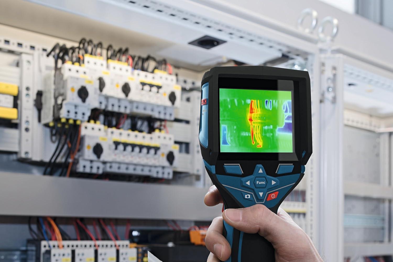 imageBOSCH GTC400C 12V Max Connected Thermal Camera Includes 2 Ah 12V Max LithiumIon Battery amp Charger USB Cable amp Soft PouchStandard