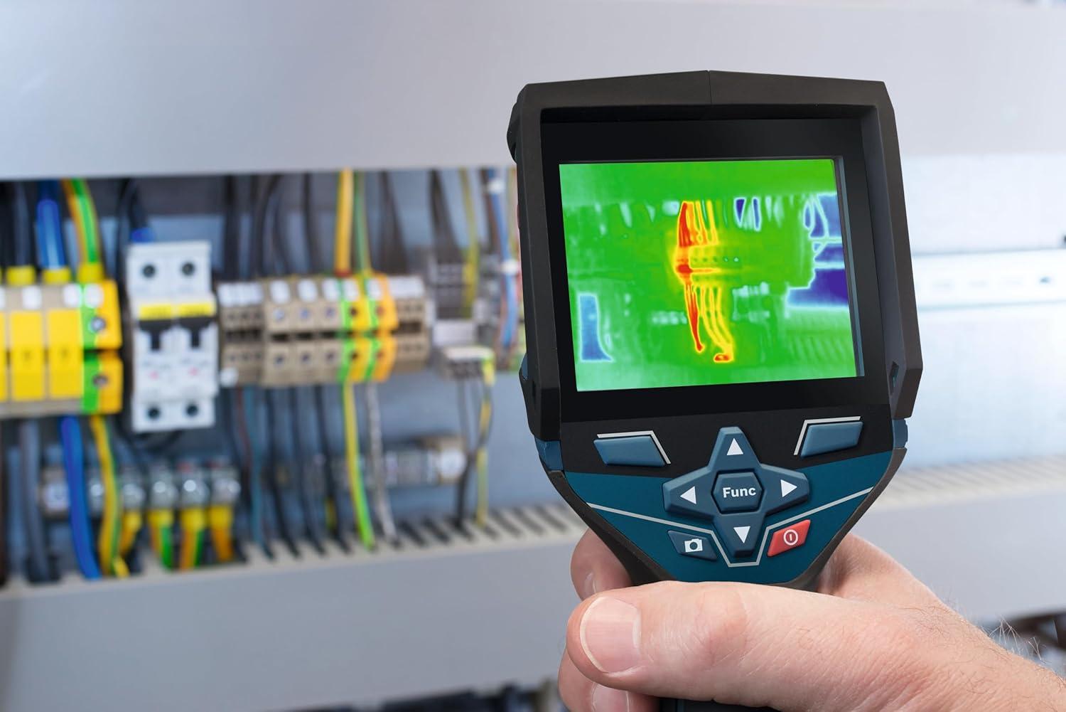 imageBOSCH GTC400C 12V Max Connected Thermal Camera Includes 2 Ah 12V Max LithiumIon Battery amp Charger USB Cable amp Soft PouchStandard