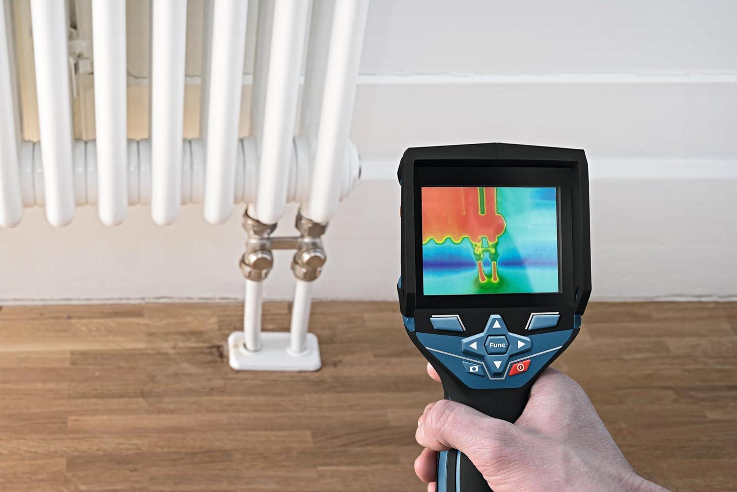 imageBOSCH GTC400C 12V Max Connected Thermal Camera Includes 2 Ah 12V Max LithiumIon Battery amp Charger USB Cable amp Soft PouchStandard