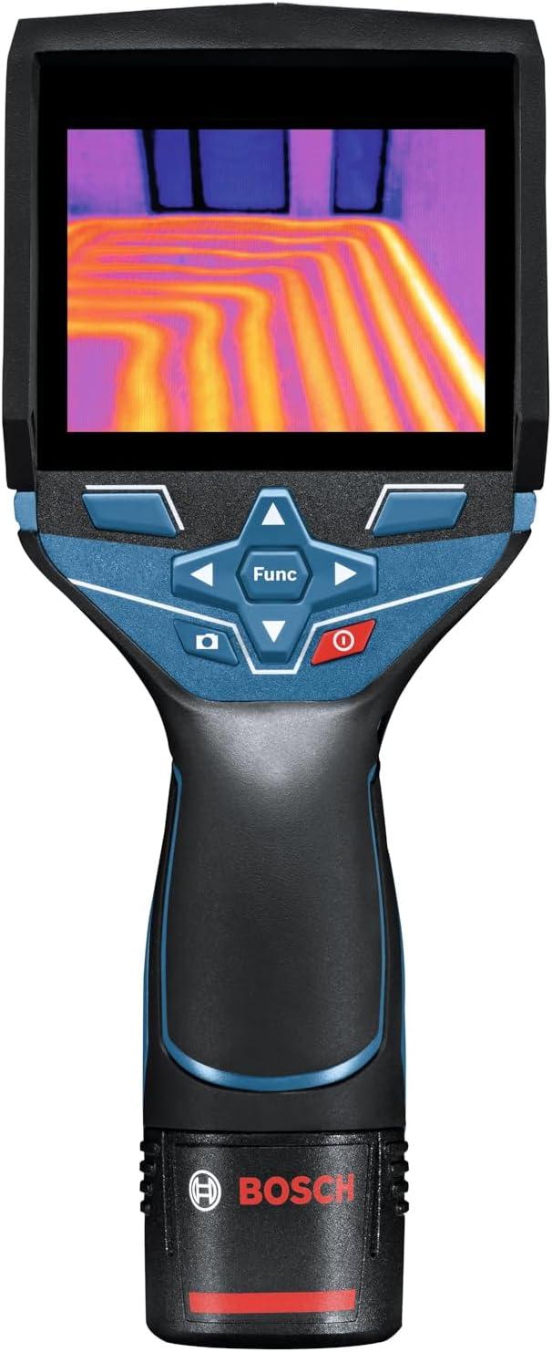 imageBOSCH GTC400C 12V Max Connected Thermal Camera Includes 2 Ah 12V Max LithiumIon Battery amp Charger USB Cable amp Soft PouchStandard