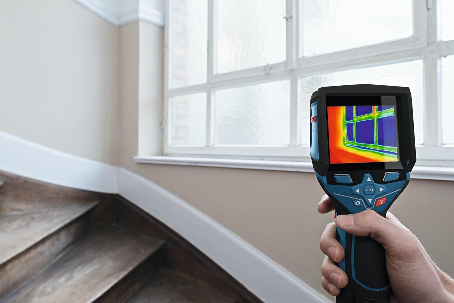imageBOSCH GTC400C 12V Max Connected Thermal Camera Includes 2 Ah 12V Max LithiumIon Battery amp Charger USB Cable amp Soft PouchStandard