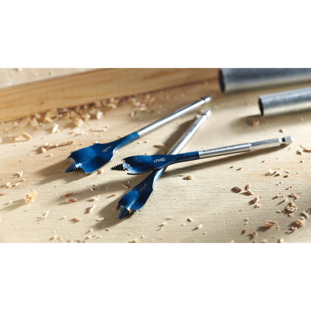 imageBOSCH DSB5012 12Piece Assorted Set Daredevil Spade Bits 14 in Hex Shank Ideal for Fast Drilling Applications in WoodBit Set
