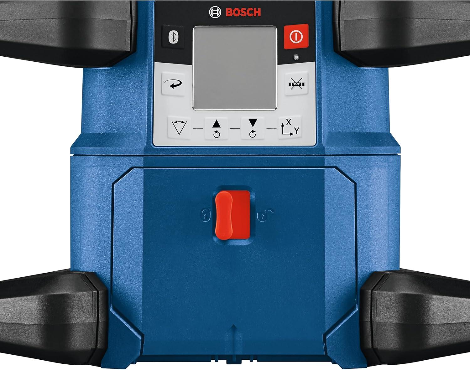 imageBOSCH GRL400080CHVKS REVOLVE 18V Connected SelfLeveling HorizontalVertical Rotary Laser Kit Includes Tripod Grade Rod Receiver Battery Adapter 4 D Batteries Carrying Case amp Accessories