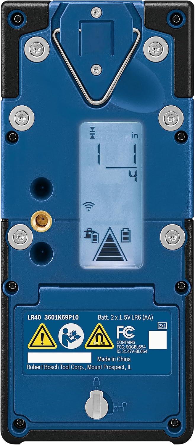 imageBOSCH GRL400090CHVKS REVOLVE 18V Connected GreenBeam SelfLeveling HorizontalVertical Rotary Laser Kit Includes Tripod Grade Rod Receiver Battery Adapter Carrying Case amp Accessories4000 ft Rotary Laser