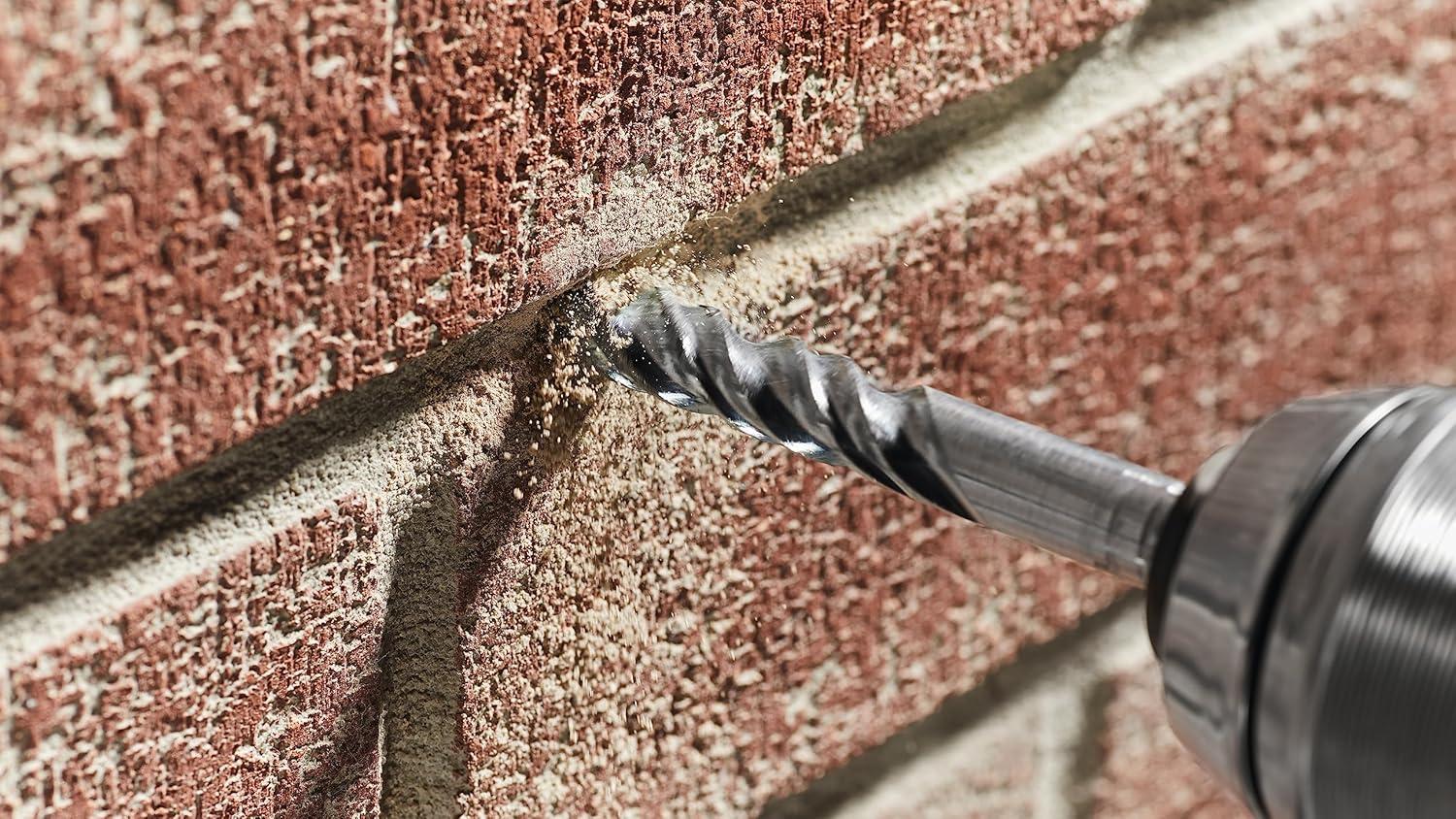 imageBosch BM2004 732inch Fast Spiral Rotary Masonry Drill Bit for Brick and Block 732 X 2 X 4