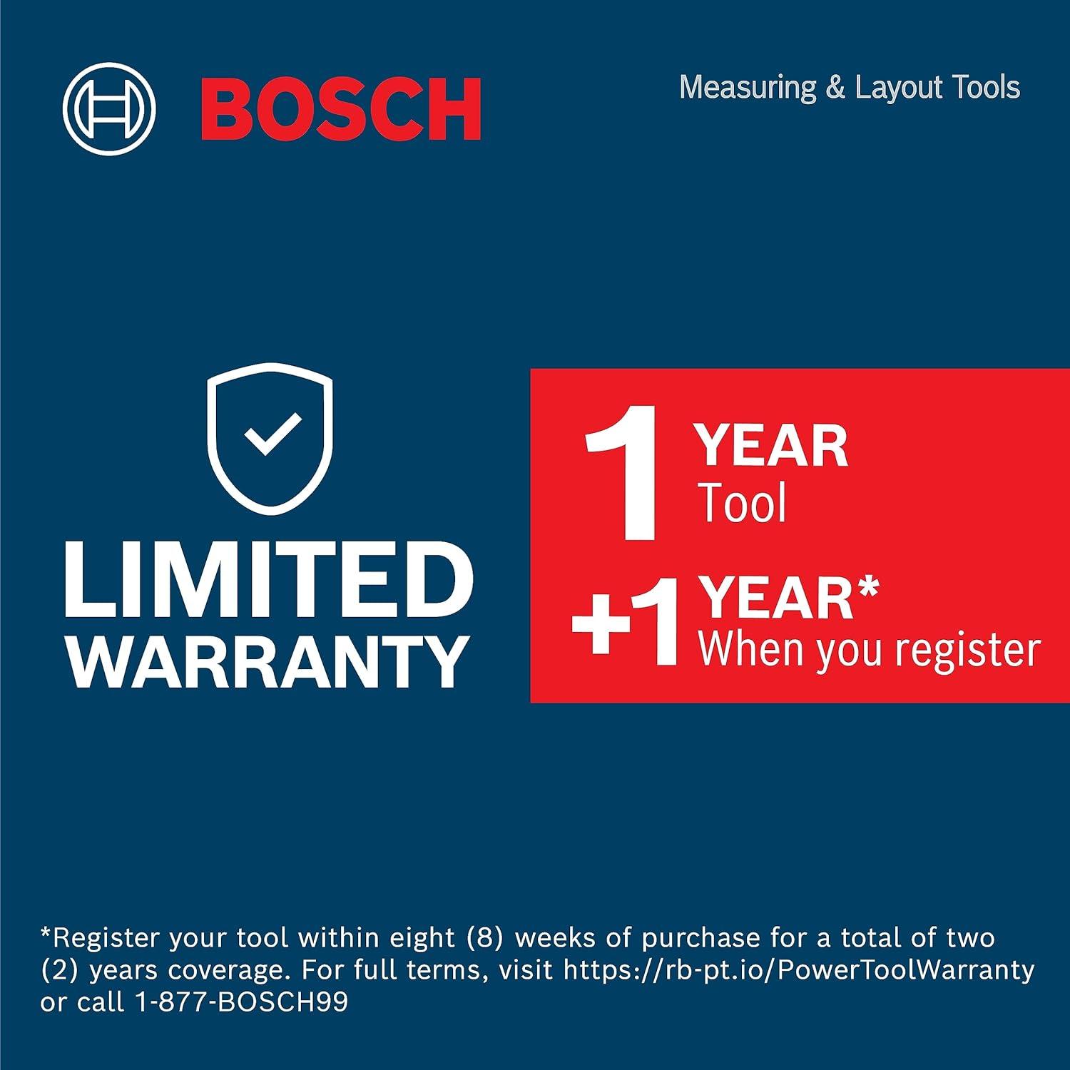 imageBosch GRL200040HVK REVOLVE2000 SelfLeveling HorizontalVertical Rotary Laser Kit2000 ft Rotary Laser Kit