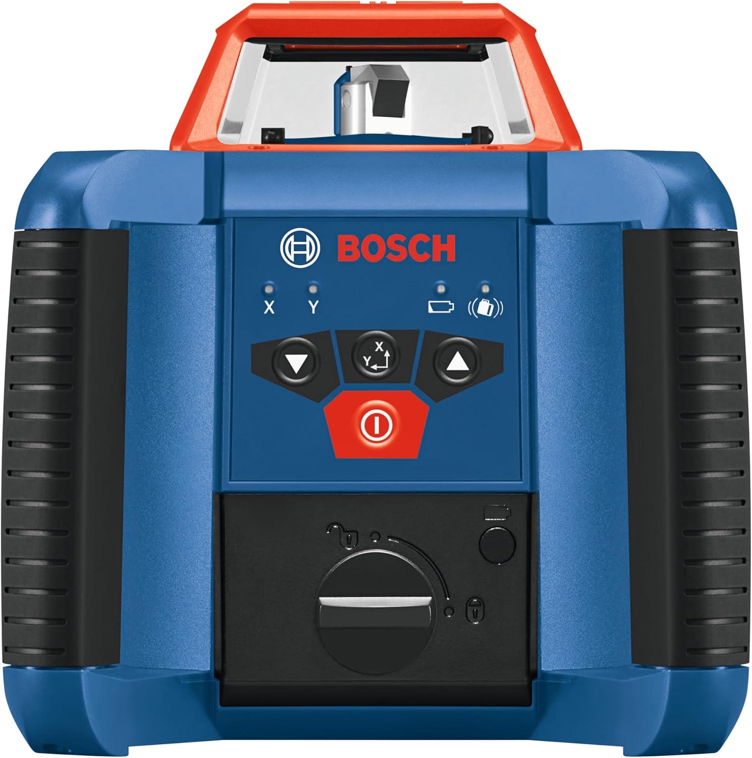 imageBosch GRL200040HVK REVOLVE2000 SelfLeveling HorizontalVertical Rotary Laser Kit2000 ft Rotary Laser Kit
