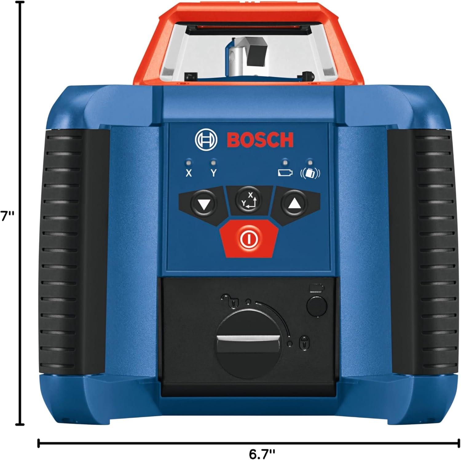 imageBosch GRL200040HVK REVOLVE2000 SelfLeveling HorizontalVertical Rotary Laser Kit2000 ft Rotary Laser Kit
