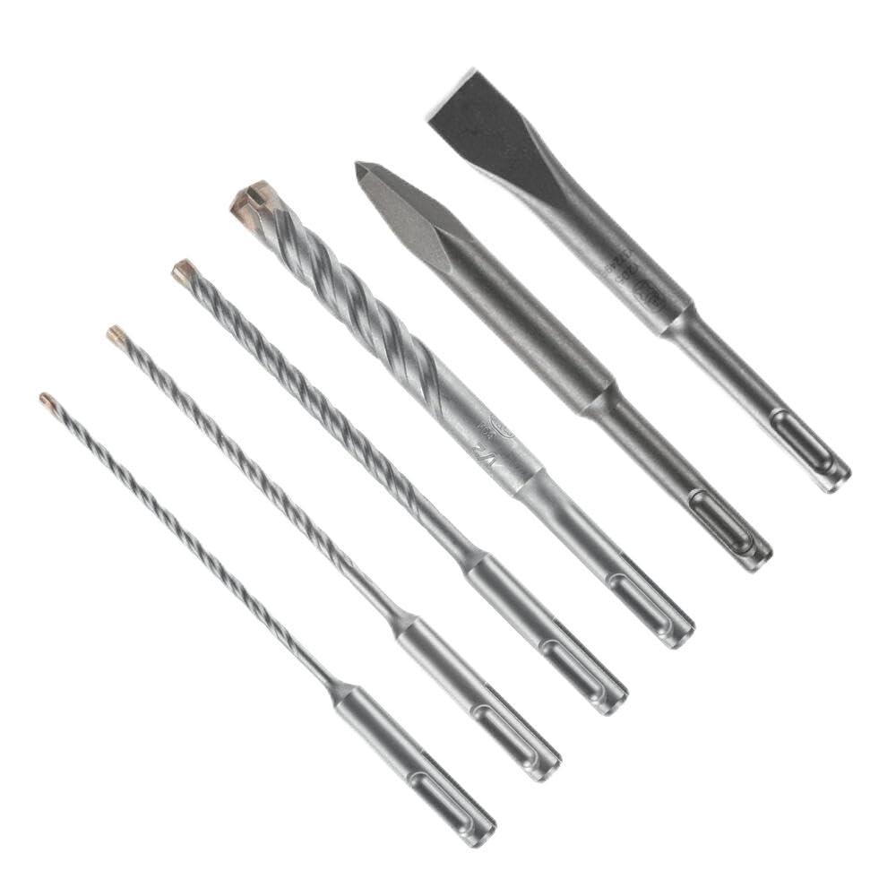 imageBosch HC4C2011B5 316 in x 4 in x 6 in SDSPlus Bulldog Tough Rotary Hammer Bit 5 PackAssorted