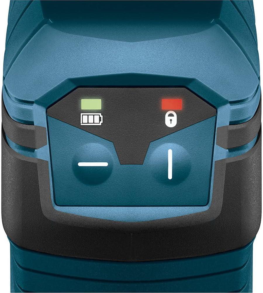 imageBOSCH GLL 100 GX 100 Ft GreenBeam SelfLeveling CrossLine Laser Includes 3 AA Batteries Positioning Device Green Laser Target Plate amp HeavyDuty Pouch75ft Level