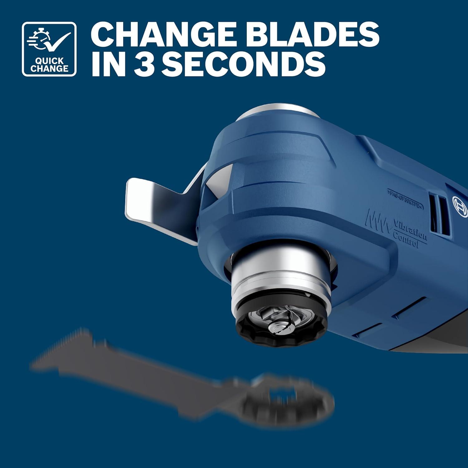 imageBosch OSL005C 5 pc Starlock Oscillating MultiTool Accessory Blade SetIndustrial
