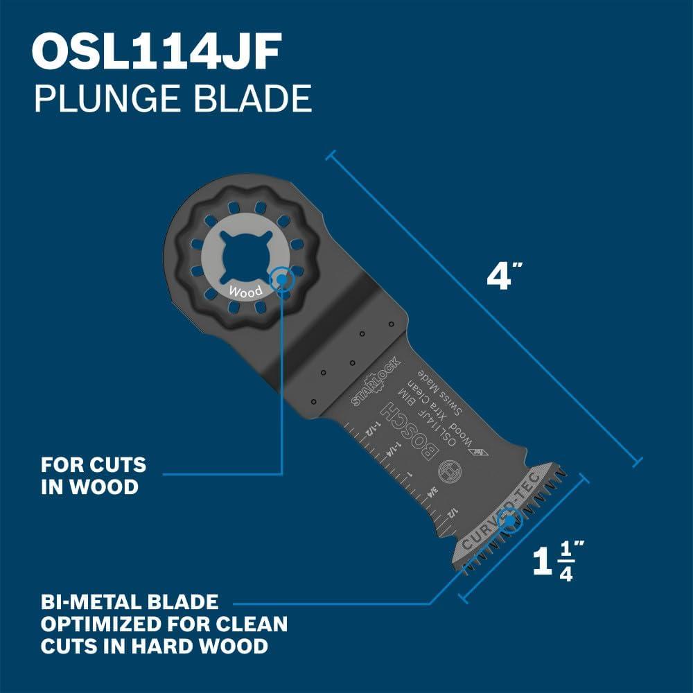 imageBosch OSL005C 5 pc Starlock Oscillating MultiTool Accessory Blade SetIndustrial