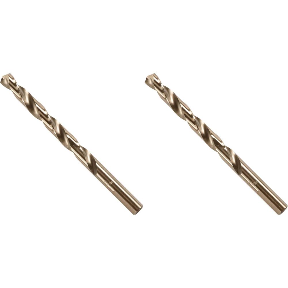 imageBOSCH CO2151B 1Piece 38 in x 5 in Cobalt M42 Metal Drill Bit with ThreeFlat Shank for Drilling Applications in Stainless Steel Cast Iron Titanium LightGauge Metal Aluminum38 x 5 in Pack of 2