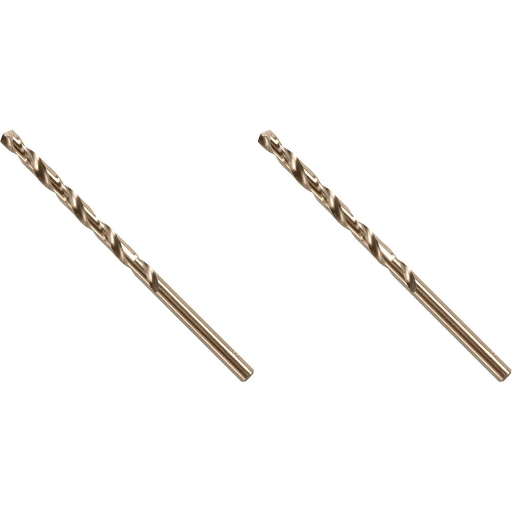 imageBOSCH CO2151B 1Piece 38 in x 5 in Cobalt M42 Metal Drill Bit with ThreeFlat Shank for Drilling Applications in Stainless Steel Cast Iron Titanium LightGauge Metal Aluminum1164 x 314 in Pack of 2