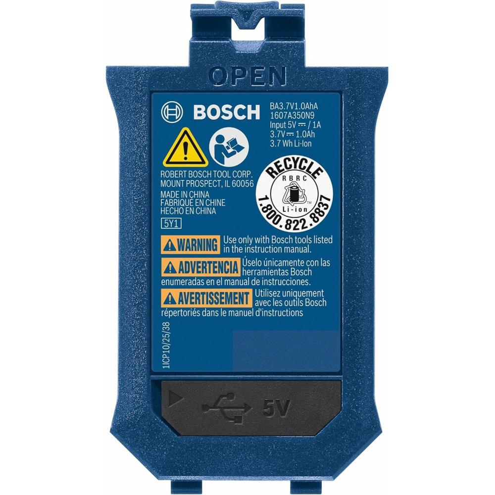 imageBosch GBA37V10 LithiumIon 10 Ah Battery Includes USBA to USBC Cable