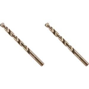 BOSCH CO2151B 1-Piece 3/8 in. x 5 in. Cobalt M42 Metal Drill Bit with Three-Flat Shank for Drilling Applications in Stainless Steel, Cast Iron, Titanium, Light-Gauge Metal, Aluminum(3/8 x 5 in. (Pack of 2))