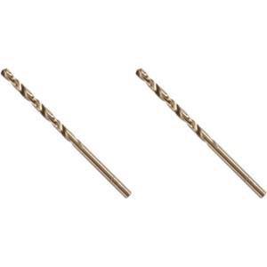 BOSCH CO2151B 1-Piece 3/8 in. x 5 in. Cobalt M42 Metal Drill Bit with Three-Flat Shank for Drilling Applications in Stainless Steel, Cast Iron, Titanium, Light-Gauge Metal, Aluminum(5/32 x 3-1/8 in. (Pack of 2))