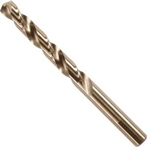 BOSCH CO2151B 1-Piece 3/8 in. x 5 in. Cobalt M42 Metal Drill Bit with Three-Flat Shank for Drilling Applications in Stainless Steel, Cast Iron, Titanium, Light-Gauge Metal, Aluminum(1/2 x 6 in.)