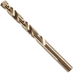 BOSCH CO2151B 1-Piece 3/8 in. x 5 in. Cobalt M42 Metal Drill Bit with Three-Flat Shank for Drilling Applications in Stainless Steel, Cast Iron, Titanium, Light-Gauge Metal, Aluminum(7/16 x 5-1/2 in.)
