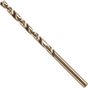BOSCH CO2151B 1-Piece 3/8 in. x 5 in. Cobalt M42 Metal Drill Bit with Three-Flat Shank for Drilling Applications in Stainless Steel, Cast Iron, Titanium, Light-Gauge Metal, Aluminum(11/64 x 3-1/4 in.)