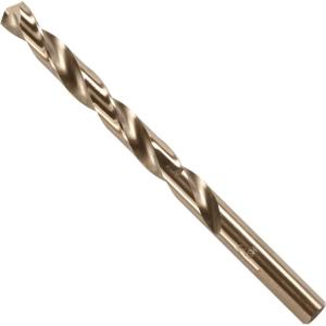 BOSCH CO2151B 1-Piece 3/8 in. x 5 in. Cobalt M42 Metal Drill Bit with Three-Flat Shank for Drilling Applications in Stainless Steel, Cast Iron, Titanium, Light-Gauge Metal, Aluminum(3/8 x 5 in.)