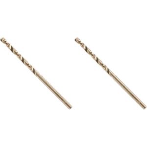 BOSCH CO2151B 1-Piece 3/8 in. x 5 in. Cobalt M42 Metal Drill Bit with Three-Flat Shank for Drilling Applications in Stainless Steel, Cast Iron, Titanium, Light-Gauge Metal, Aluminum(1/8 x 2-3/4 in. (Pack of 2))