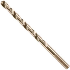 BOSCH CO2151B 1-Piece 3/8 in. x 5 in. Cobalt M42 Metal Drill Bit with Three-Flat Shank for Drilling Applications in Stainless Steel, Cast Iron, Titanium, Light-Gauge Metal, Aluminum(7/32 x 3-3/4 in.)