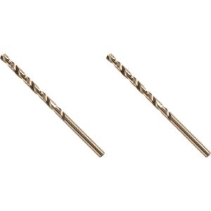 BOSCH CO2151B 1-Piece 3/8 in. x 5 in. Cobalt M42 Metal Drill Bit with Three-Flat Shank for Drilling Applications in Stainless Steel, Cast Iron, Titanium, Light-Gauge Metal, Aluminum(11/64 x 3-1/4 in. (Pack of 2))
