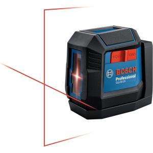 BOSCH GLL50-20 50 Ft Self-Leveling Cross-Line Laser, Includes Integrated Magnetic Mount & 2 AA Batteries(50ft)