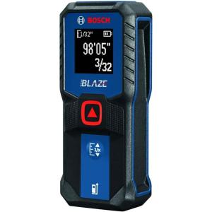 BOSCH GLM100-23 100 Ft Blaze Laser Distance Measure, Includes 2 AA Batteries(100 FT)