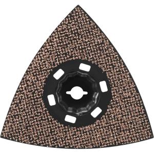 BOSCH OSM450CR4 1-Piece StarlockMax 40-Grit Oscillating Multi-Tool Carbide Delta Sanding Pad for Extreme-Duty Application in Grout and Abrasive