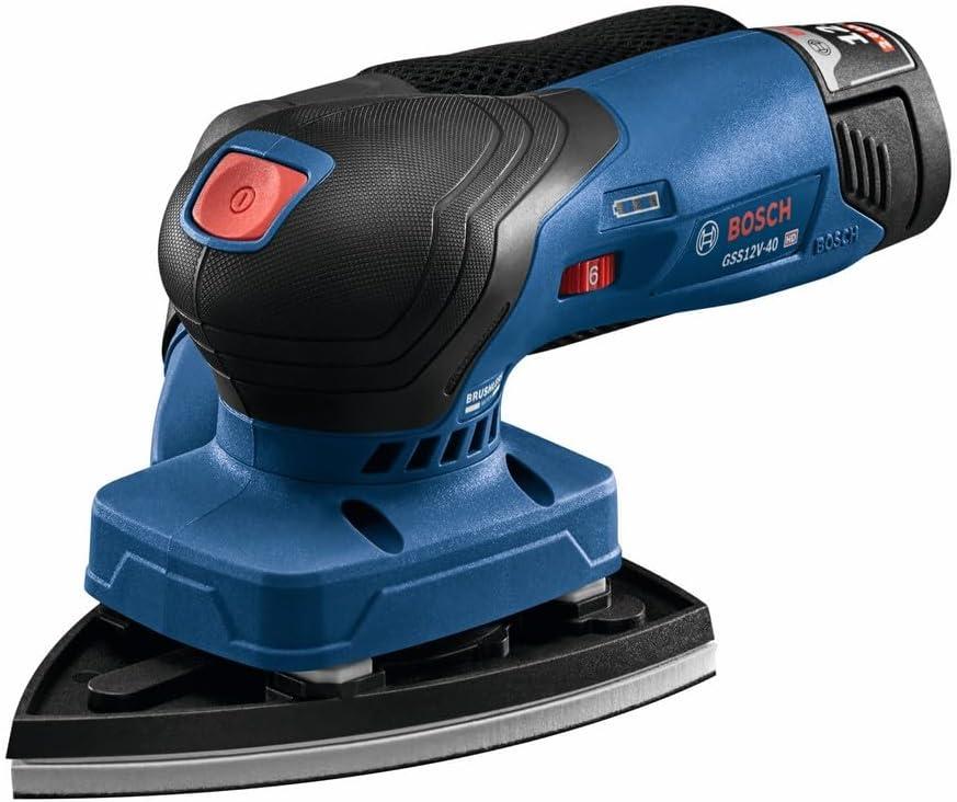 imageBosch GSSRT01 12 Sheet Cordless Sander PlateDetail Sanding