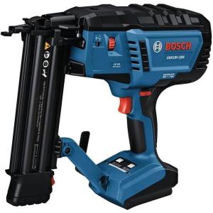 BOSCH GNH18V-18MN 18V Brushless 18-Gauge Brad Nailer – Cordless Power, Fastens up to 2,000 Nails per Charge, One-Handed Activation, Tool-Free Jam Clearing, Double LED Light (Bare Tool)(Bare Tool)