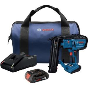 BOSCH GNH18V-18MN 18V Brushless 18-Gauge Brad Nailer – Cordless Power, Fastens up to 2,000 Nails per Charge, One-Handed Activation, Tool-Free Jam Clearing, Double LED Light (Bare Tool)(Industrial)