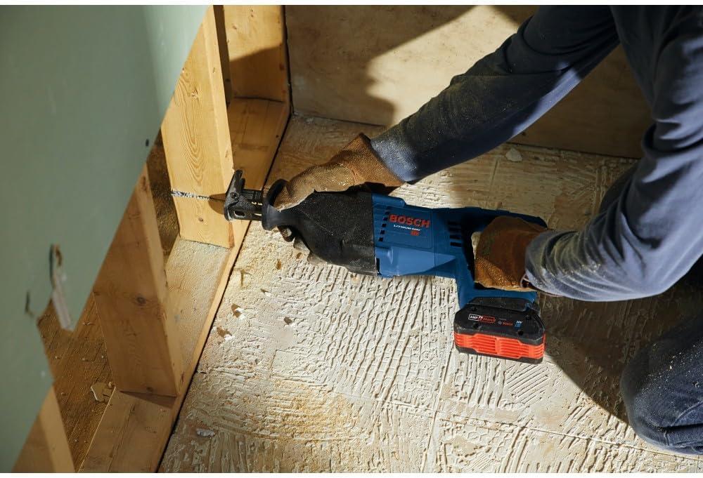 imageBOSCH CRS180B 18V 118 In DHandle Reciprocating Saw Bare ToolTool Only