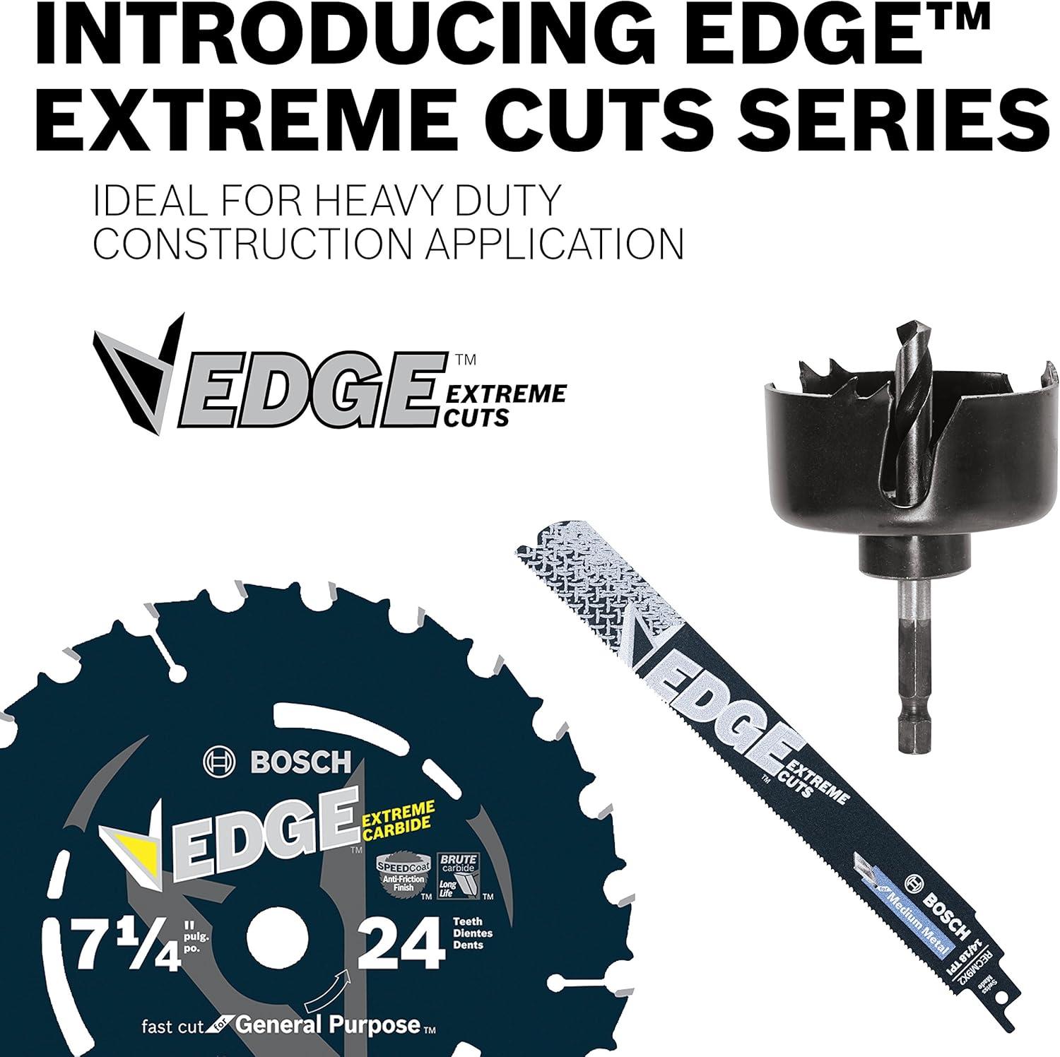 imageBOSCH DCB760 714 in 60 Tooth Edge Circular Saw Blade for ExtraFine Finish538 Diameter