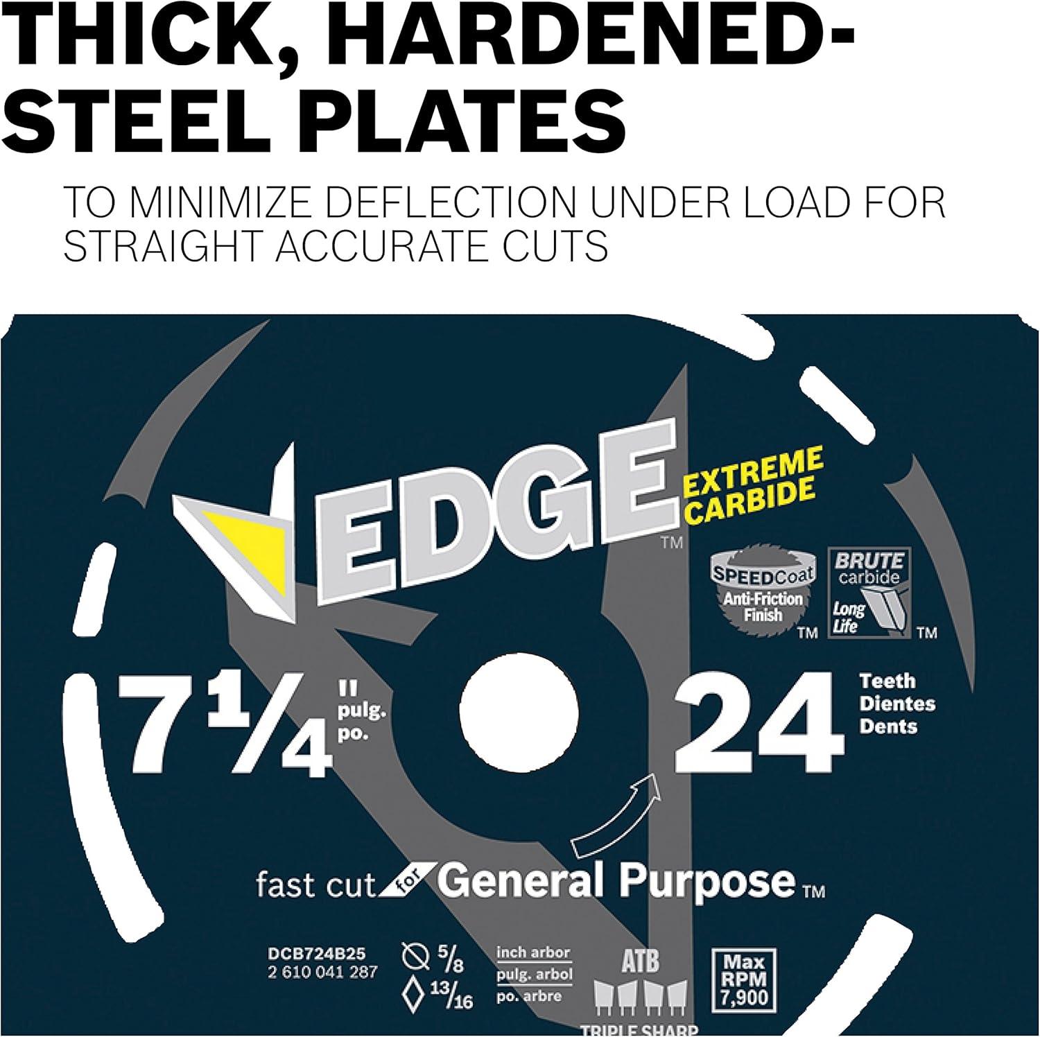 imageBOSCH DCB760 714 in 60 Tooth Edge Circular Saw Blade for ExtraFine Finish714 Diameter