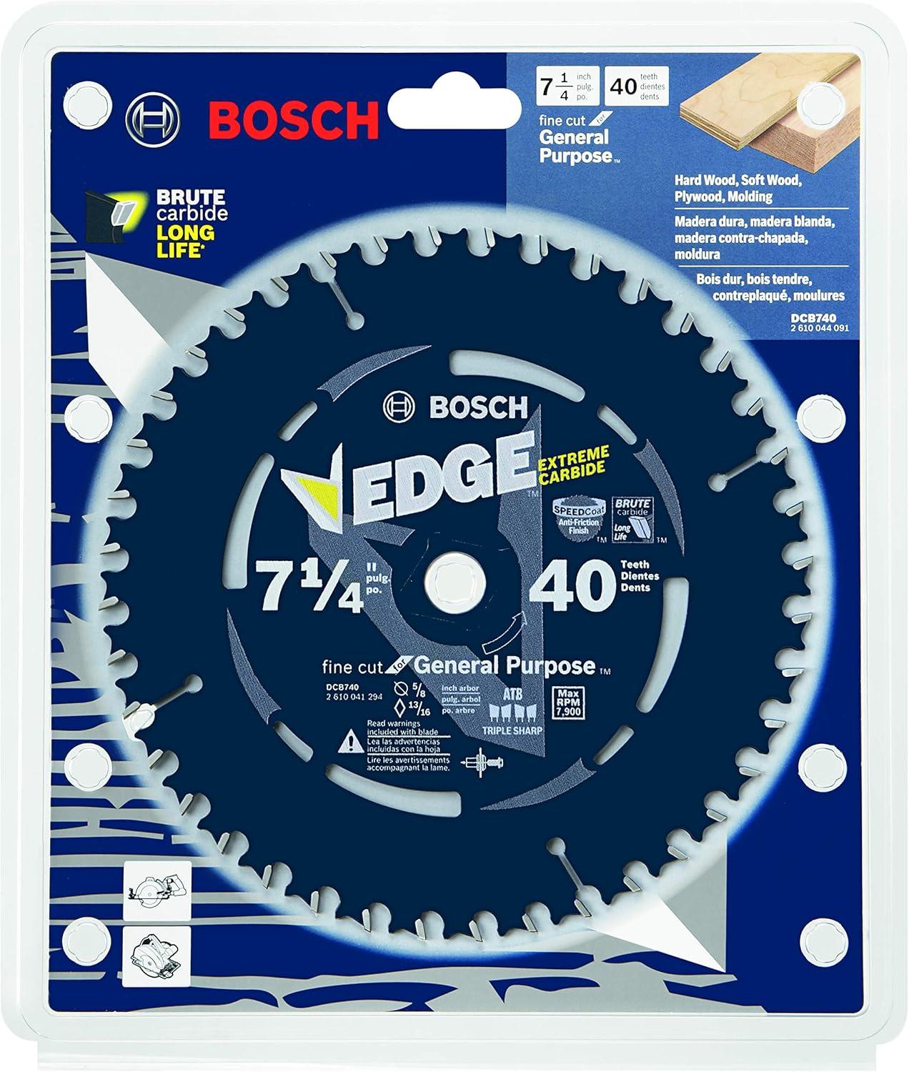 imageBOSCH DCB760 714 in 60 Tooth Edge Circular Saw Blade for ExtraFine Finish714 Diameter