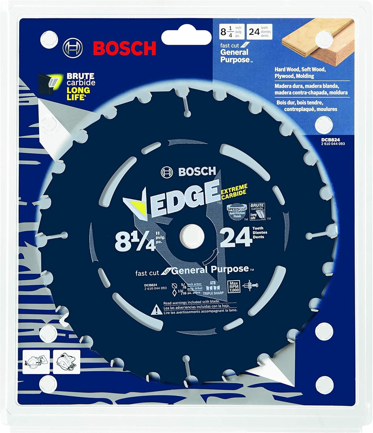 imageBOSCH DCB760 714 in 60 Tooth Edge Circular Saw Blade for ExtraFine Finish814 Diameter