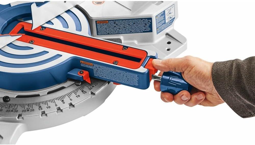 imageBOSCH GCM18V07SN PROFACTOR 18V 714 In SingleBevel Slide Miter Saw Mobile Cordless Solution 334 In Nested Crown Cutting 814 In Crosscut Capacity Bare ToolTool Only