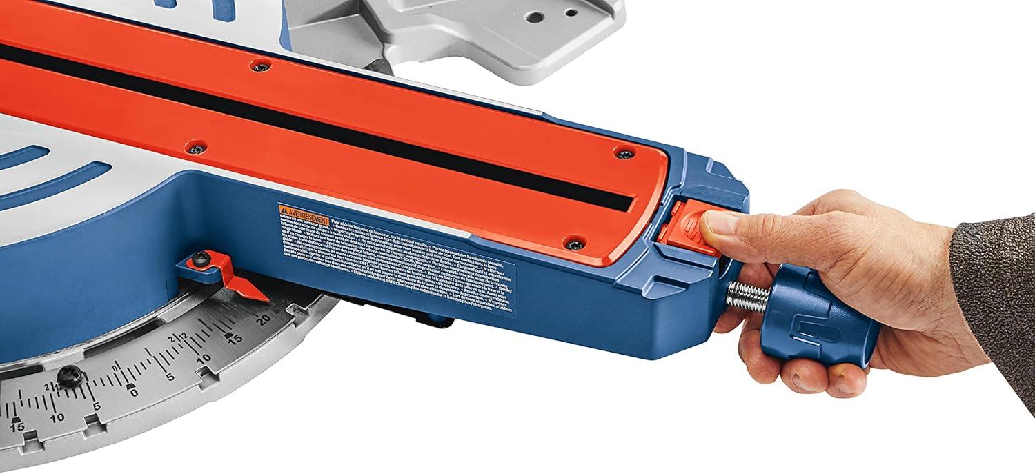 imageBOSCH GCM18V12SDN14 PROFACTOR 18V 12 In DualBevel Slide Miter Saw Kit with 1 CORE18V 8 Ah High Power Batteryw 18V 8 Ah Battery