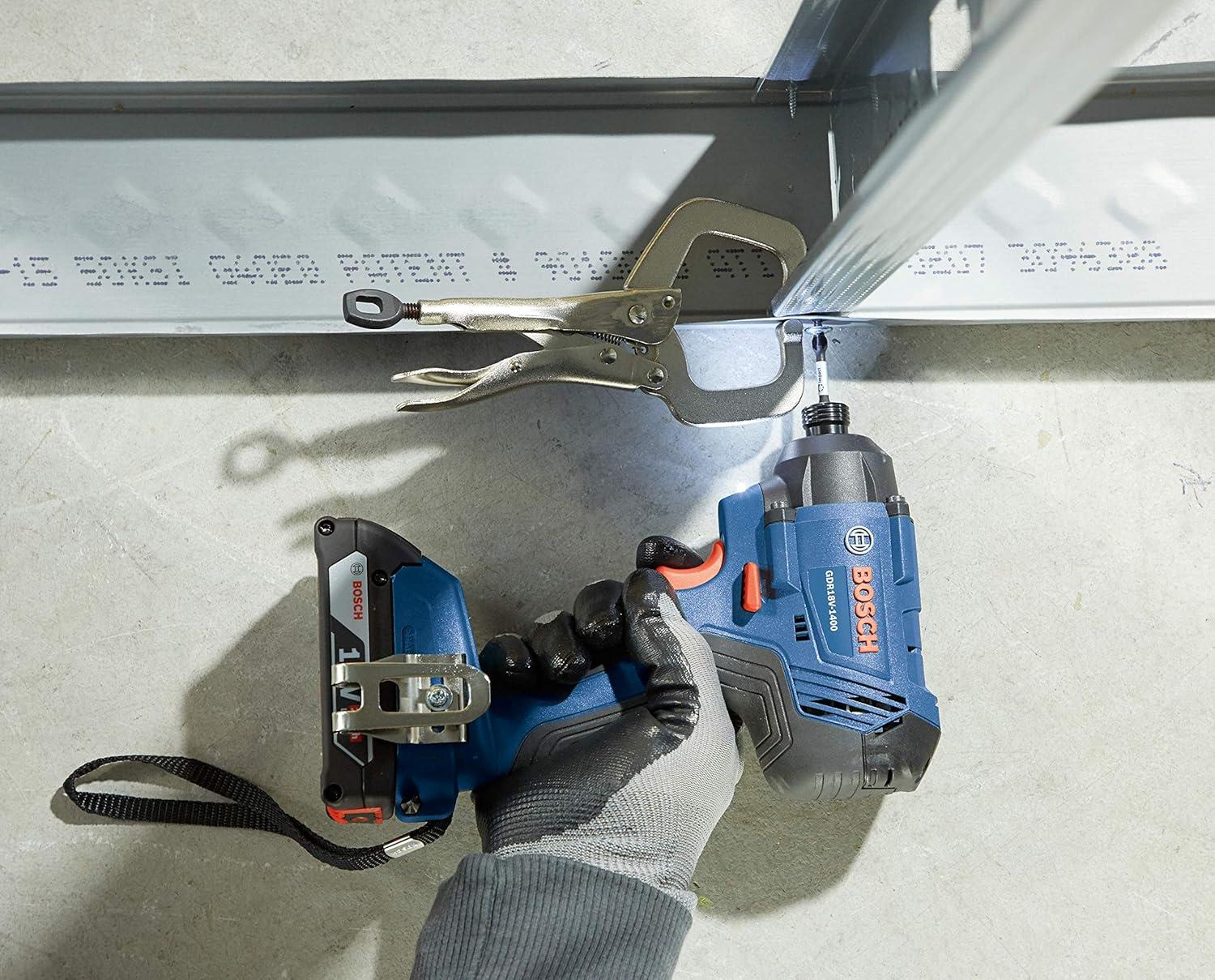 imageBOSCH GDR18V1400B12 18V 14 In Hex Impact Driver Kit with 20Ah Battery