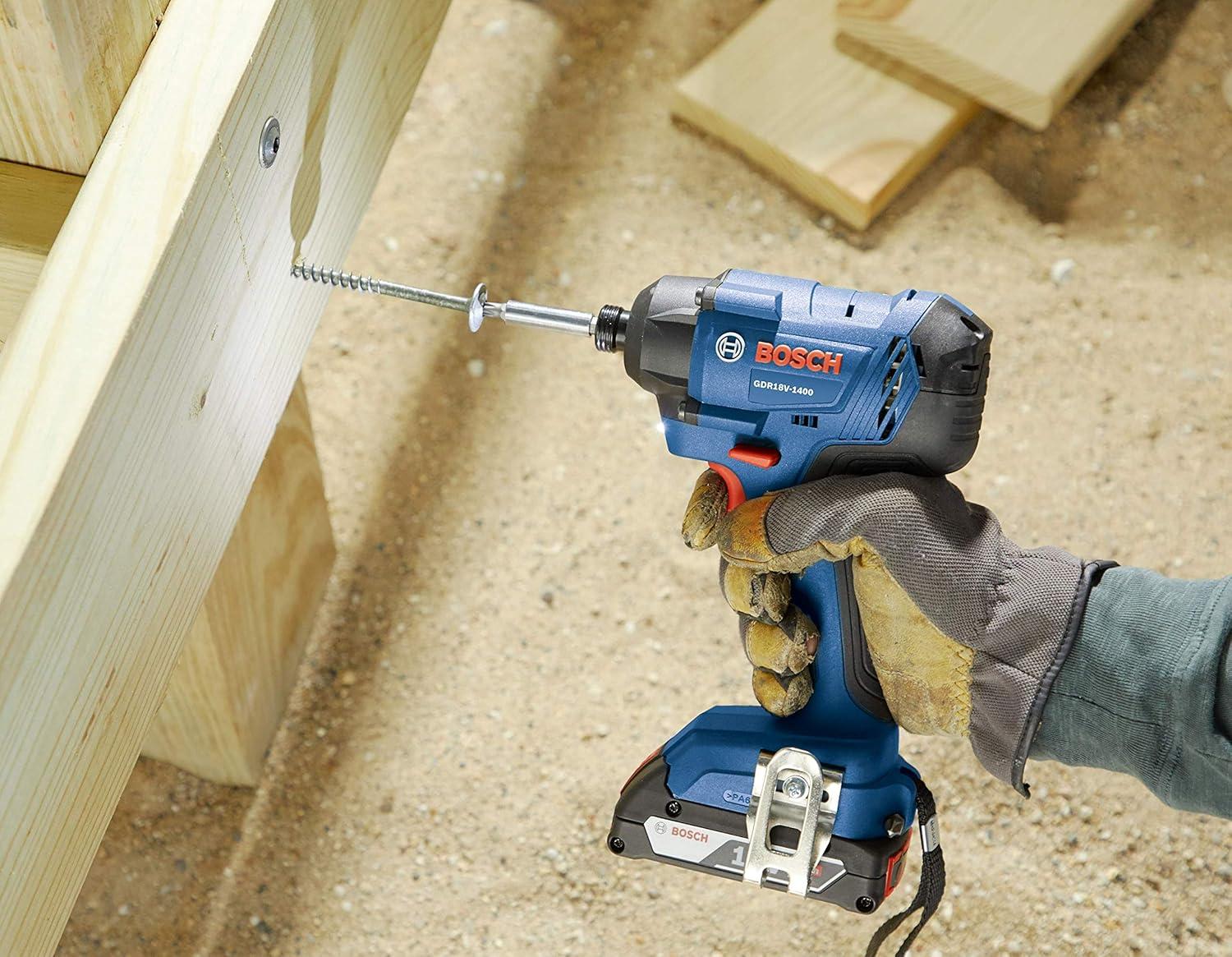 imageBOSCH GDR18V1400B12 18V 14 In Hex Impact Driver Kit with 20Ah Battery