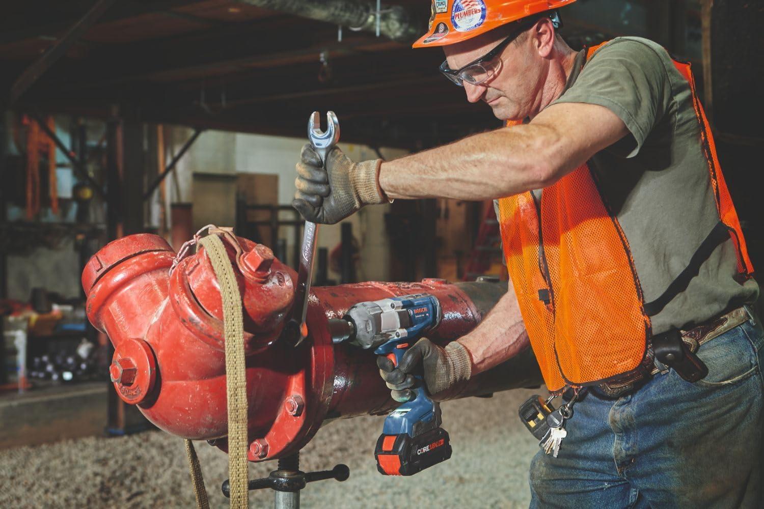 imageBOSCH GDS18V740CN PROFACTOR 18V ConnectedReady 12 In Impact Wrench with Friction Ring Bare ToolTool Only