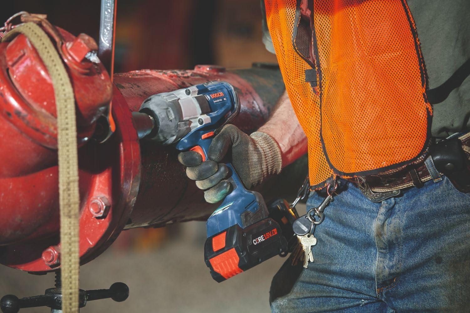 imageBOSCH GDS18V740CN PROFACTOR 18V ConnectedReady 12 In Impact Wrench with Friction Ring Bare ToolTool Only