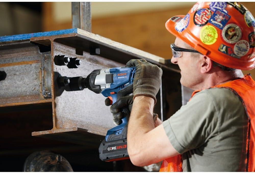 imageBOSCH GDS18V740CN PROFACTOR 18V ConnectedReady 12 In Impact Wrench with Friction Ring Bare ToolTool Only w Bluetooth Connectivity