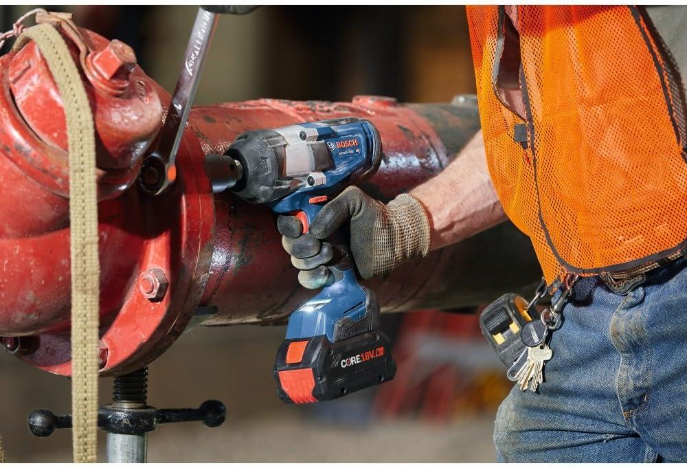 imageBOSCH GDS18V740CN PROFACTOR 18V ConnectedReady 12 In Impact Wrench with Friction Ring Bare ToolTool Only w Bluetooth Connectivity