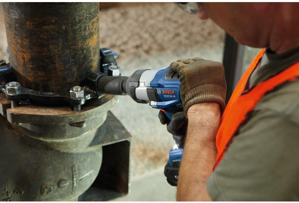 imageBOSCH GDS18V740CN PROFACTOR 18V ConnectedReady 12 In Impact Wrench with Friction Ring Bare ToolTool Only w Bluetooth Connectivity
